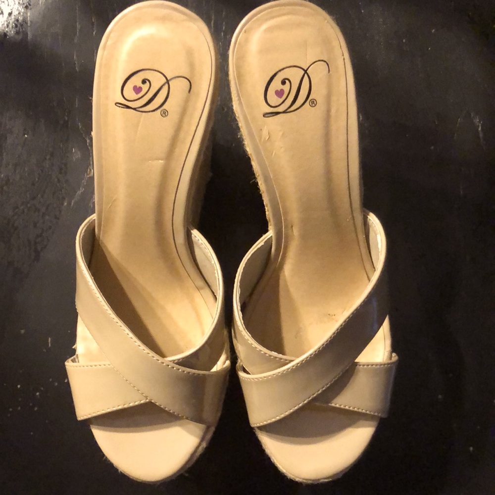 D Espadrille Wedge Heels